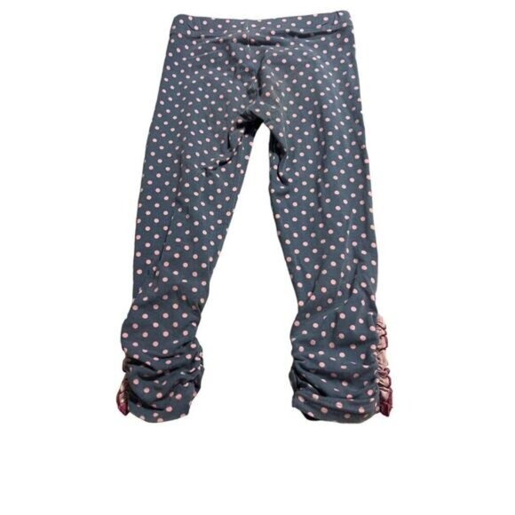 Matilda Jane Make Believe By Design Polka Dot Pants Girls Size 2 Button Accent a - Picture 5 of 13